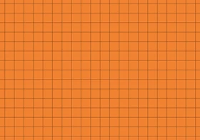 Brunnen Karteikarten, A7, kariert, orange, 100 Blatt