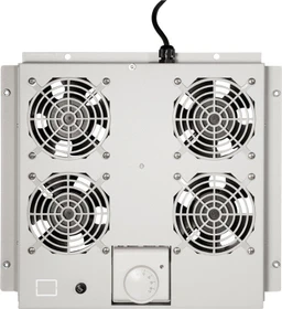 LogiLink Canovate 19" Dachlüftereinsatz, Lüftermodul, 4 Lüfter, grau