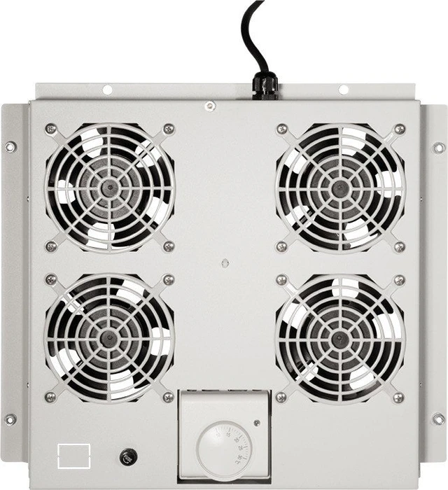 LogiLink Canovate 19" Dachlüftereinsatz, Lüftermodul, 4 Lüfter, grau