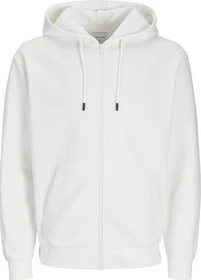 Jack & Jones Einfarbig Zip Hoodie cloud dancer (Herren)