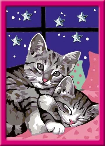Ravensburger Malen nach Zahlen Schlafende Katzen