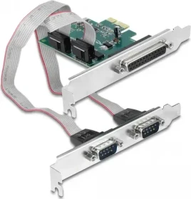 DeLOCK 1x parallel/2x seriell, PCIe x1