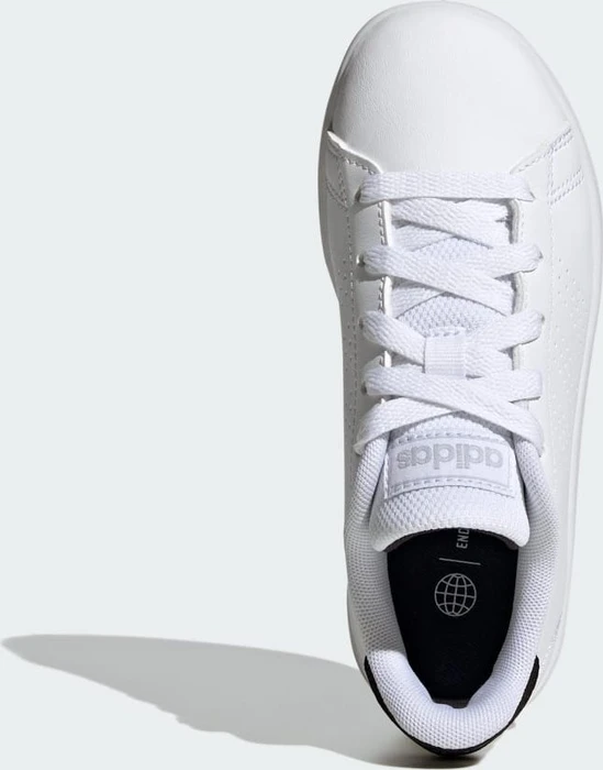 adidas Advantage Lifestyle Court Lace cloud white/core black/silver metallic (Junior)