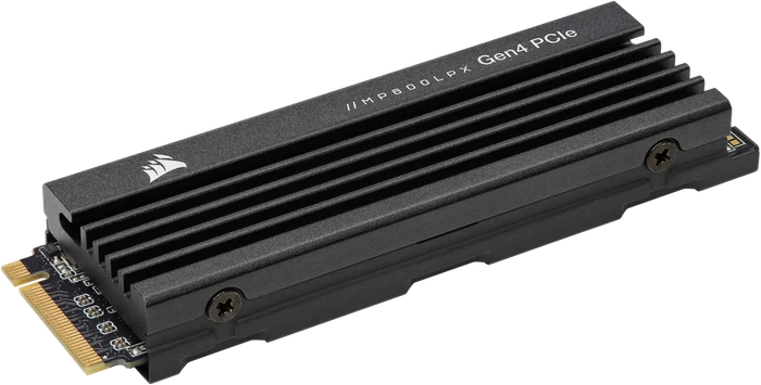 Corsair Force Series MP600 Pro LPX Black 2TB, M.2 2280 / M-Key / PCIe 4.0 x4, Kühlkörper