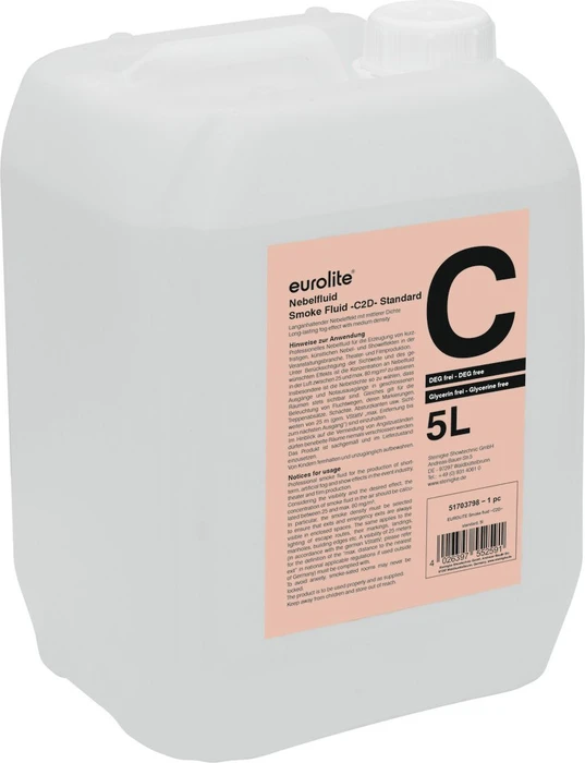 Eurolite Smoke Fluid -C2D- Standard Nebelfluid 5l