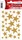 Herma Sticker "Sterne", gold, Glitterfolie, 1 Blatt (15129)