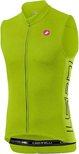 Castelli Entrata V Trikot ärmellos chartreuse (Herren)