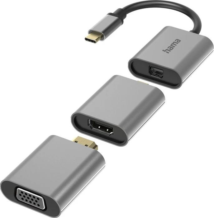 Hama 6in1 Videoadpater Set, USB-C 3.0 [Stecker]