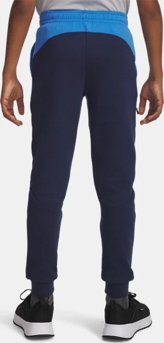 Under Armour Unstoppable Fleece Trainingshose lang washed navy/black (Junior)