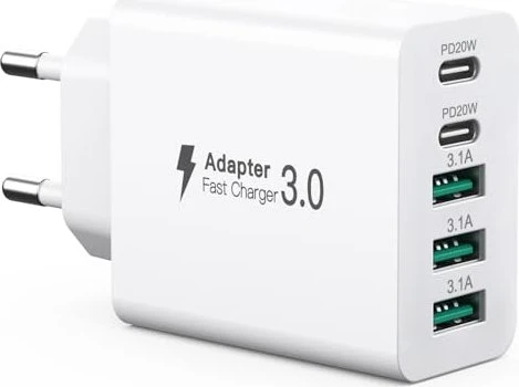 Sccvee 5-Port Ladegerät 50W weiß