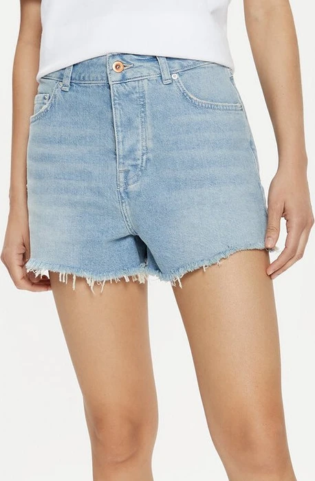Mustang Carrie Shorts mit Used-Effekten Jeans blau (Damen) (1015223-5000-335)
