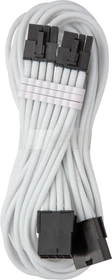 CableMod Pro ModMesh 8+8-Pin PCIe Extension, 8+8-Pin PCIe Verlängerungskabel, weiß, 45cm