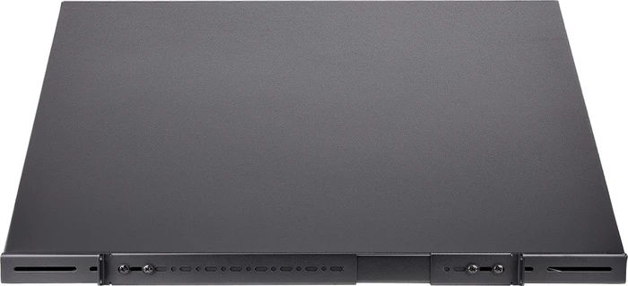 StarTech Verstellbarer Server Rack Fachboden bis 150kg, schwarz, 495mm Einbautiefe, 1HE