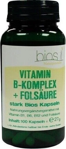 BIOS Medical Services Vitamin Komplex + Folsäure stark Bios Kapseln, 100 Stück