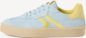 Tamaris Ledersneaker Low light blue (Damen)