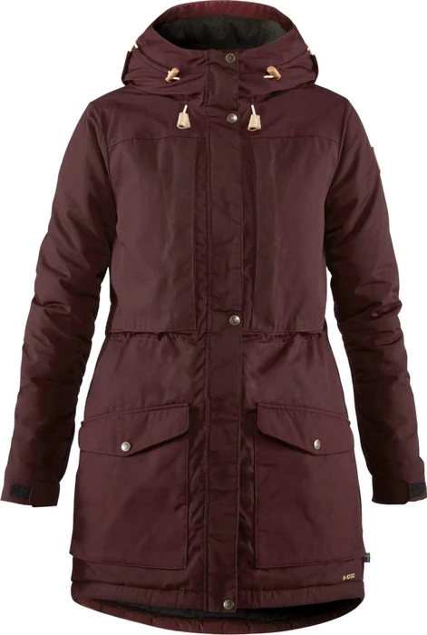 Fjällräven Singi Wool Funktionsmantel dark garnet (Damen)
