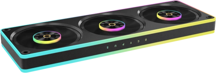 Ocypus Sigma F36 ARGB, schwarz, 3x 120mm