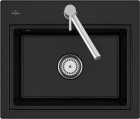 Villeroy & Boch Subway Style 60 S Einbau Becken mittig chromite