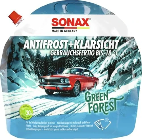 Sonax AntiFrost+KlarSicht bis -18°C Green Forest Scheibenreiniger gebrauchsfertig 3l