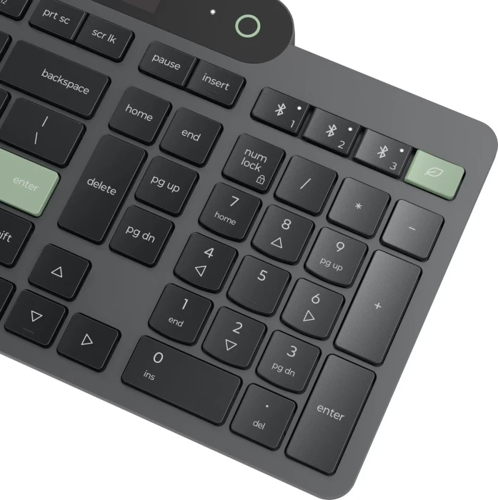Lenovo 800 Self-Charging Bluetooth Keyboard, schwarz, Bluetooth, US