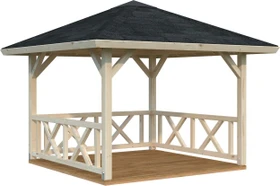 Palmako Betty Pavillon mit Brüstung