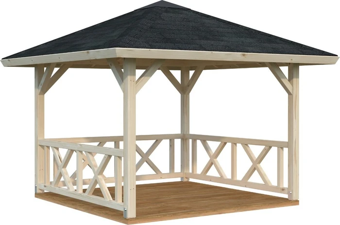 Palmako Betty Pavillon mit Brüstung
