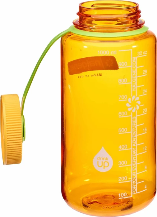 Nalgene Wide Mouth Trinkflasche 1l clementine
