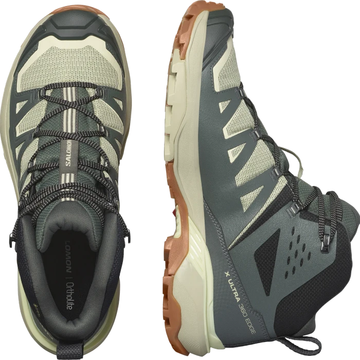 Salomon X Ultra 360 Edge Mid GTX urban chic/alfalfa/transparent yellow (Herren)