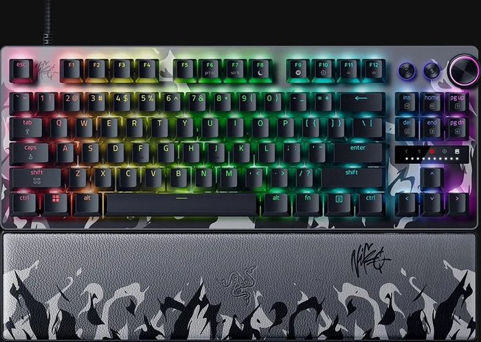 Razer Huntsman V3 Pro Tenkeyless 8KHz, NiKo Edition, LEDs RGB, Razer Analog Optical Switch Gen-2, USB, US