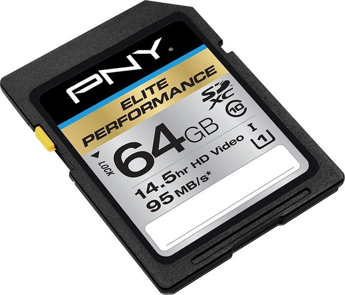 PNY Elite Performance R95 64GB, UHS-I U3, Class 10