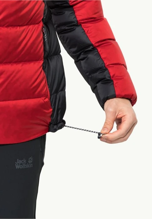 Jack Wolfskin Nebelhorn Down Hoody Funktionsjacke adrenaline red (Herren)