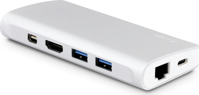 LMP USB-C Travel Dock, 9-Port, USB-C 3.0 [Stecker], silber