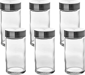 Secret de Gourmet 5 five simply smart Gewürzbehälter Aufbewahrungsbehälter, 6 Stück
