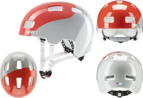 UVEX Hlmt 4 Kinderhelm grapefruit/grey
