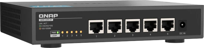 QNAP QSW-3200 Desktop 10G Switch, 5x RJ-45