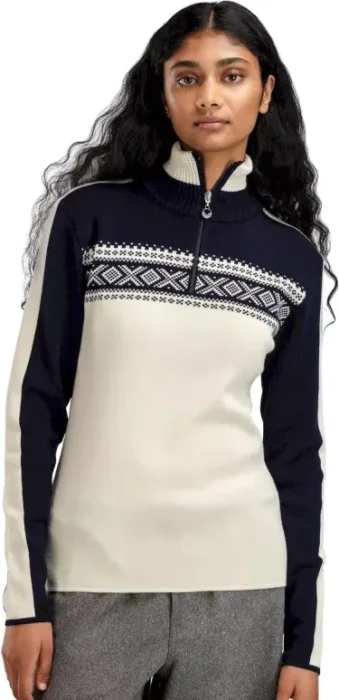 Dale of Norway Dystingen Strickpullover off white/navy (Damen)