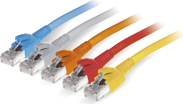 Dätwyler CU 7702 4P flex Patchkabel, Cat7/Cat6a, S/FTP, RJ-45/RJ-45, 5m, orange