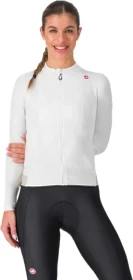 Castelli Espresso Thermal Trikot langarm ivory/silver moon (Damen)