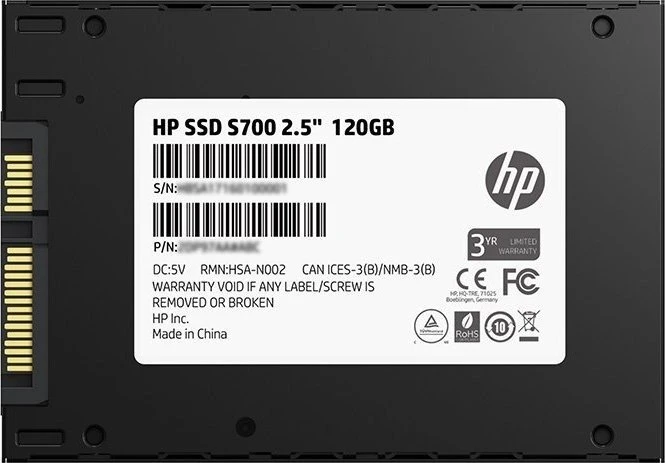 HP SSD S700 120GB, 2.5" / SATA 6Gb/s