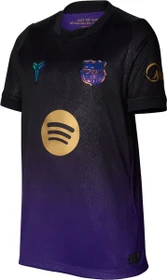 Nike FC Barcelona Stadium 2026/2027 Auswärtstrikot kurzarm field purple/black/metallic gold (Junior)