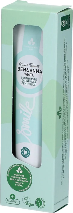 Ben & Anna White Zahnpasta mit Fluorid, 75ml