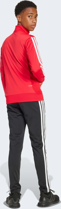 adidas Seasonal Essentials Tiberio 3-Streifen Tricot Trainingsanzug pure ruby/white (Junior)