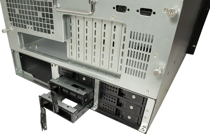 Inter-Tech IPC 6U-6606, grau, 6HE, ATX