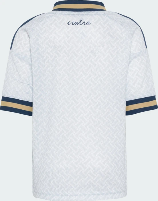 adidas Italien 2026 Auswärtsausrüstung kurzarm aeroblue (Junior)