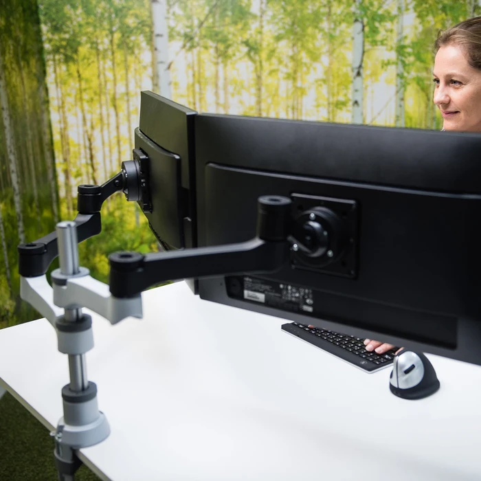 R-Go Zepher 4 C2 Doppel Monitor Arm