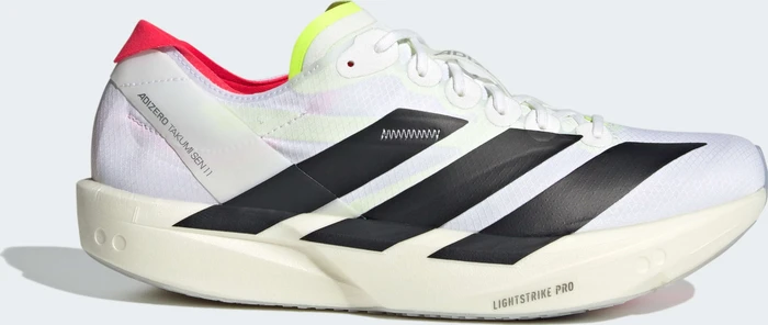 adidas Adizero Takumi Sen 11 cloud white/core black/lucid red (Herren)