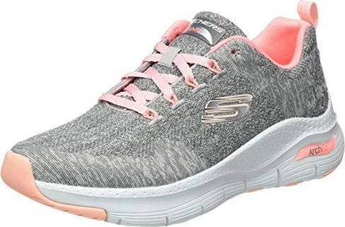 Skechers Arch Fit Comfy Wave grau/rosa (Damen)