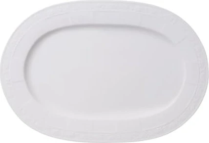 Villeroy & Boch White Pearl Platte oval 35cm