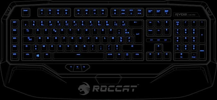 Roccat Ryos MK Pro, MX BLACK, USB, FR