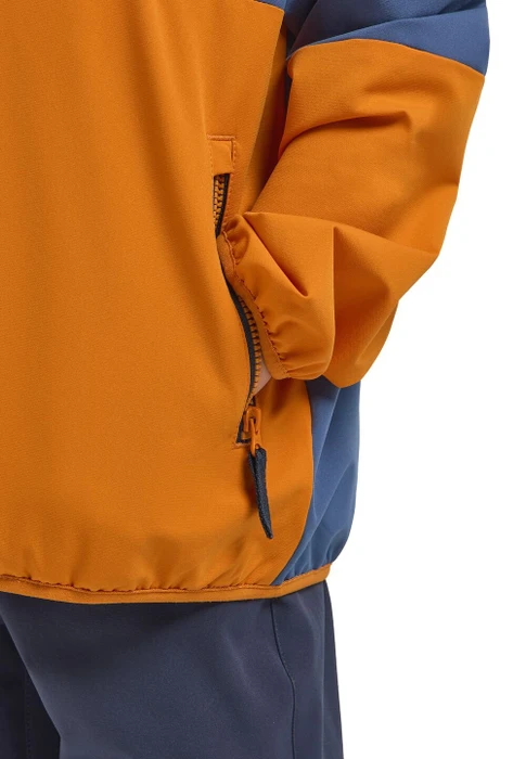 Jack Wolfskin Turbulence Hooded Funktionsjacke soft amber (Junior)